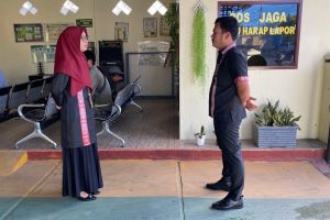 Morning Briefing Petugas Keamanan oleh Pranata Keuangan APBN Terampil Pengadilan Sidikalang