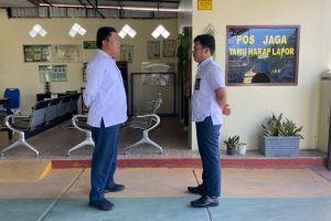 Memberikan Pelayanan Terbaik, Morning Briefing Petugas Keamanan Pengadilan Agama Sidikalang