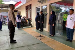 Apel Pagi dan Pembacaan Penghargaan Pegawai Terbaik Pengadilan Agama Sidikalang